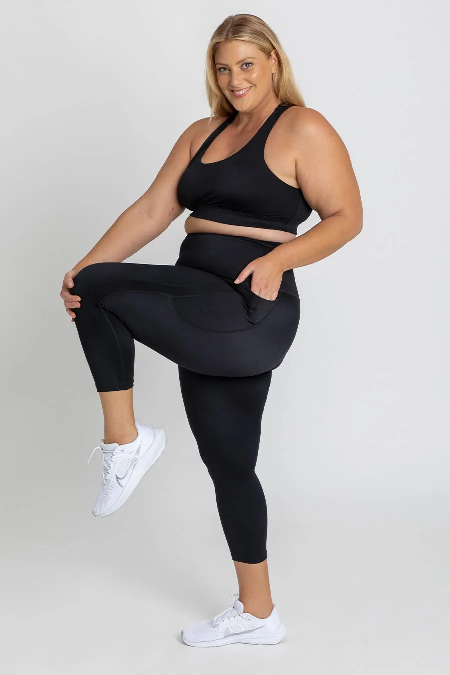 Freemotion Anti-Chafe 7/8 Length Legging - Black