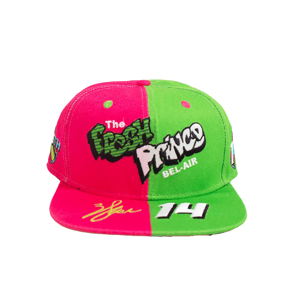 FRESH PRINCE NEW SNAPBACK PINK/GREEN OS