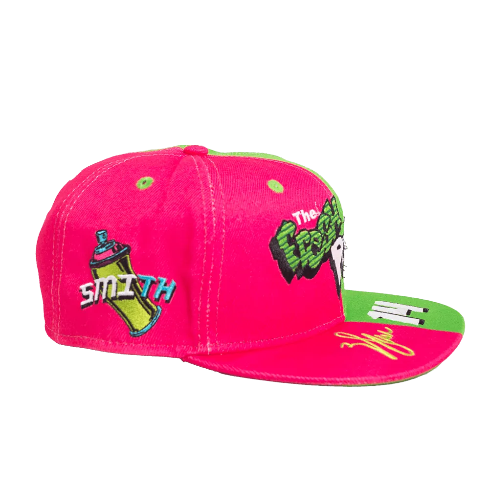 FRESH PRINCE NEW SNAPBACK PINK/GREEN OS