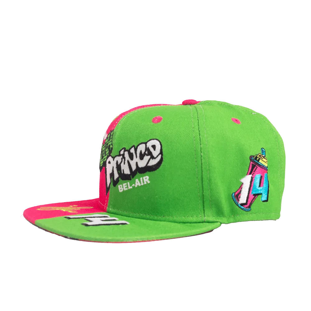 FRESH PRINCE NEW SNAPBACK PINK/GREEN OS