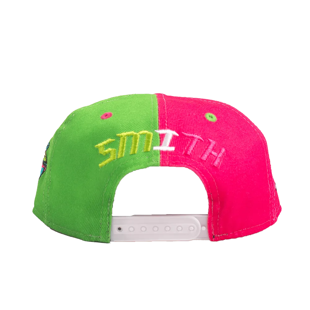FRESH PRINCE NEW SNAPBACK PINK/GREEN OS