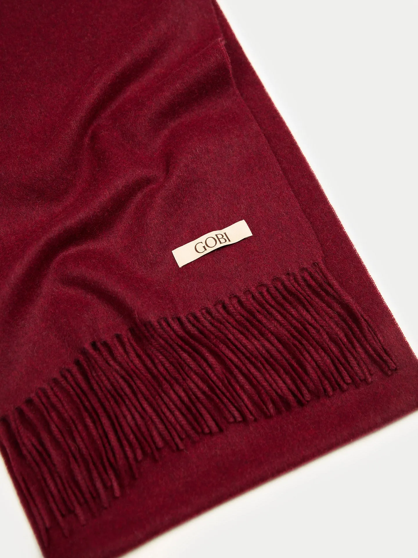 Fringed Cashmere Woven Scarf