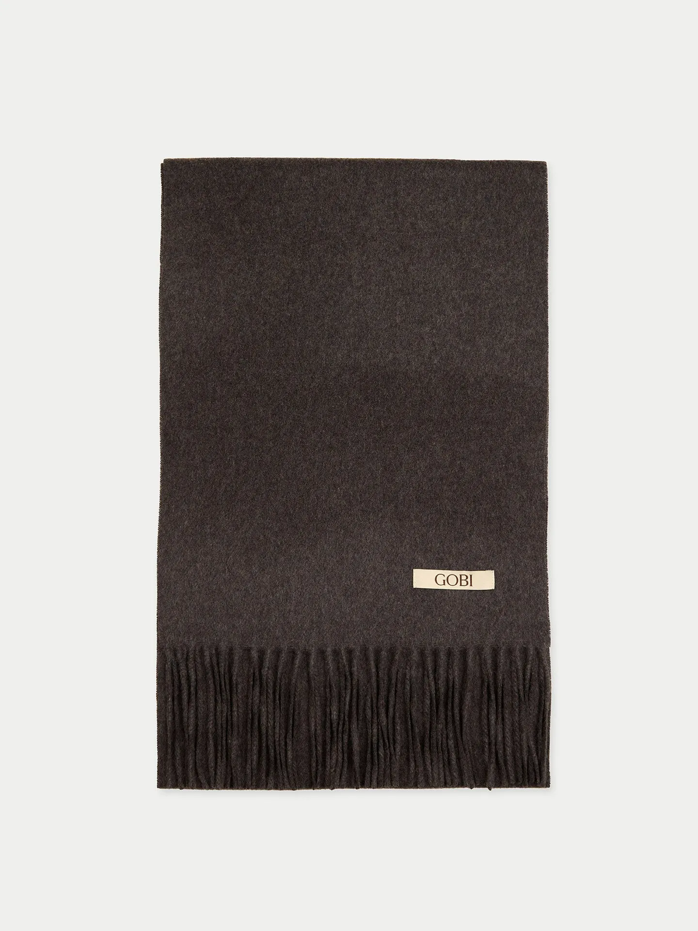 Fringed Cashmere Woven Scarf