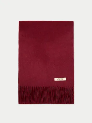 Fringed Cashmere Woven Scarf