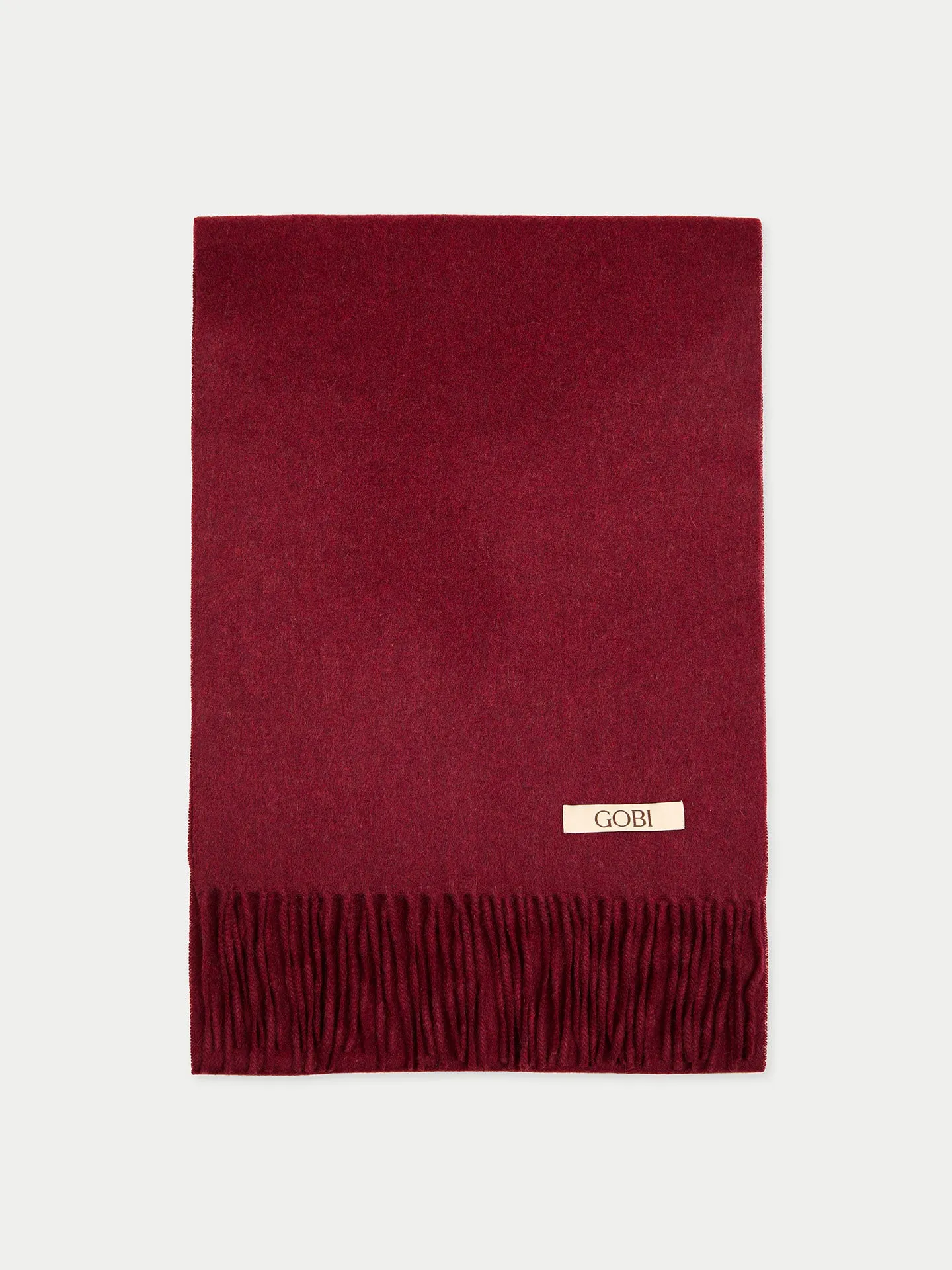 Fringed Cashmere Woven Scarf