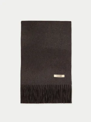 Fringed Cashmere Woven Scarf