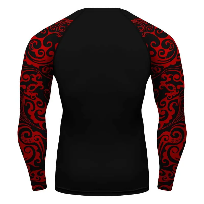 Game of Thrones House Targaryen Long Sleeve MMA BJJ Fitness Yoga Running Cycling Use Tee