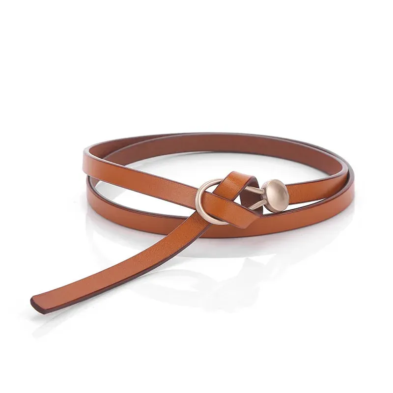 Genuine Leather Women Belt Luxury Brand Female Fashion Punk Belt Jeans Wild Belt For Women Waist Belts Free Shipping