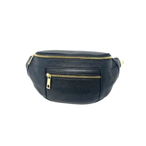 German Fuentes Shoulder/Belt Bag-Black