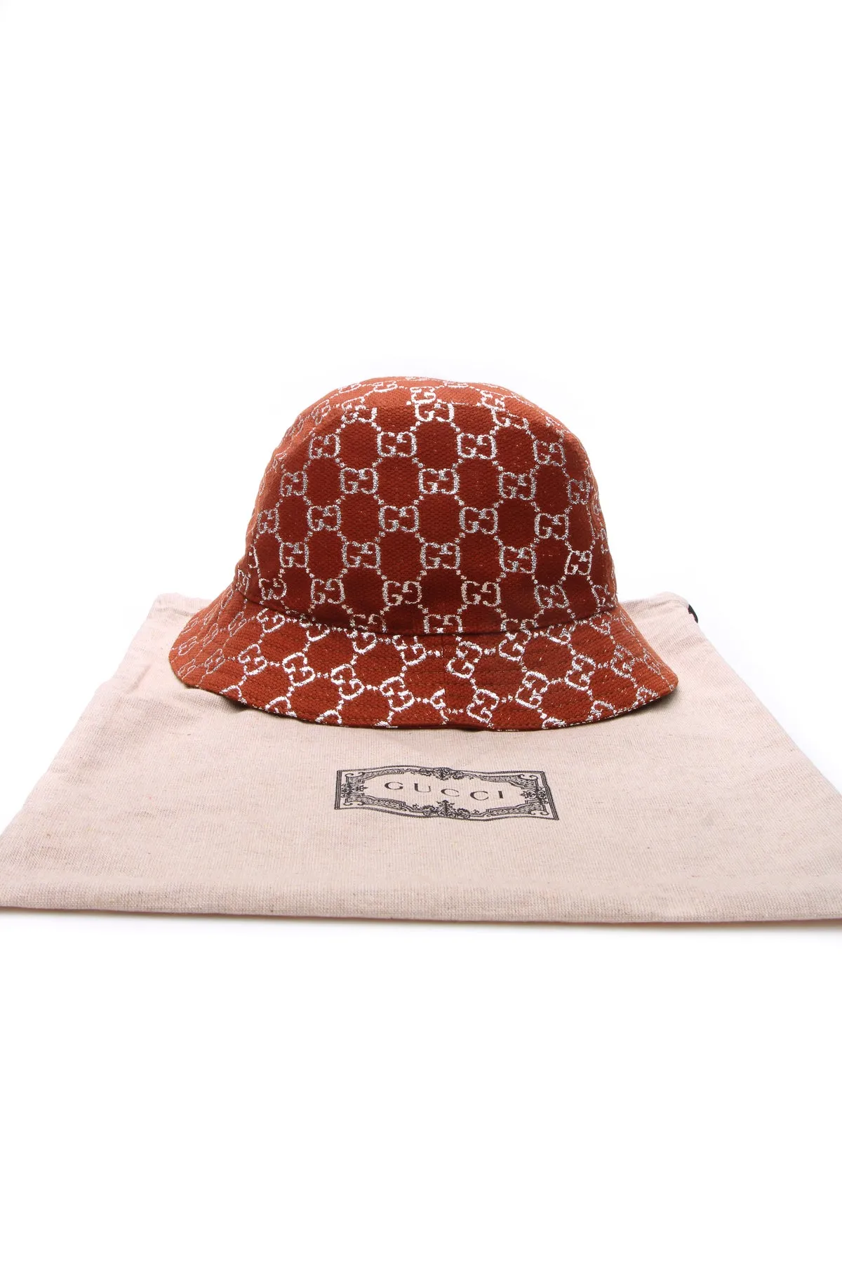 GG Lame Bucket Hat - Size Small