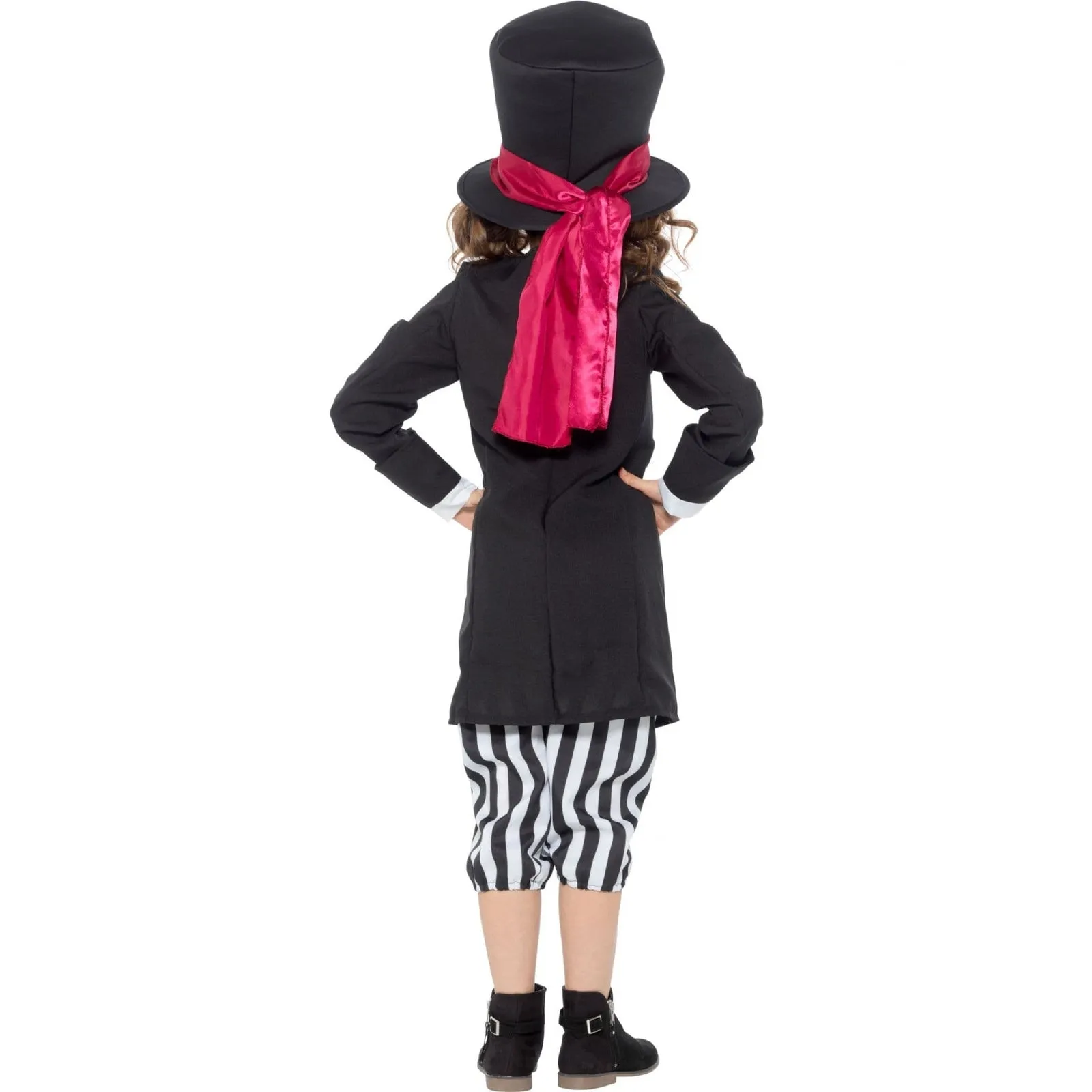 Girls Black Hatter Costume