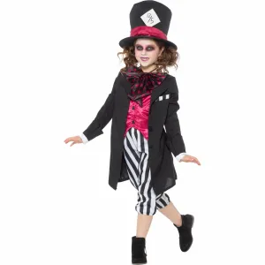 Girls Black Hatter Costume