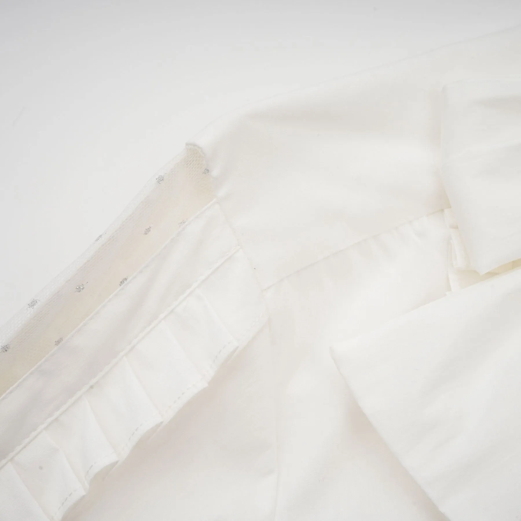 Giulietta Shirt White Pleated Scarf Collar Trendy Top