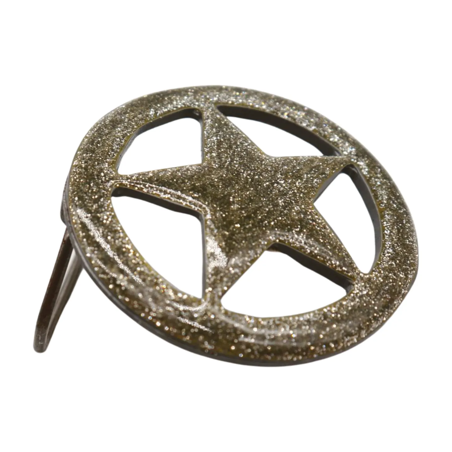 Glitter Texas Lone Star Belt Buckle