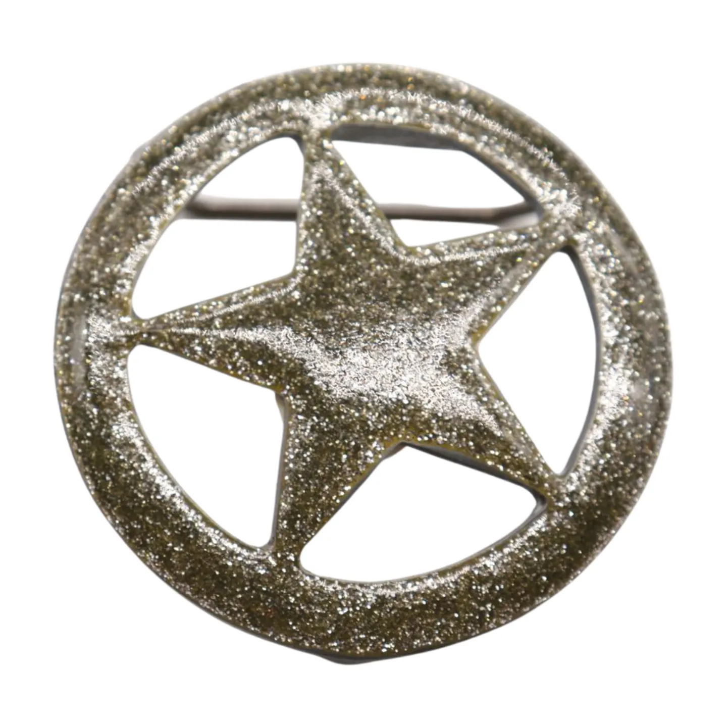 Glitter Texas Lone Star Belt Buckle
