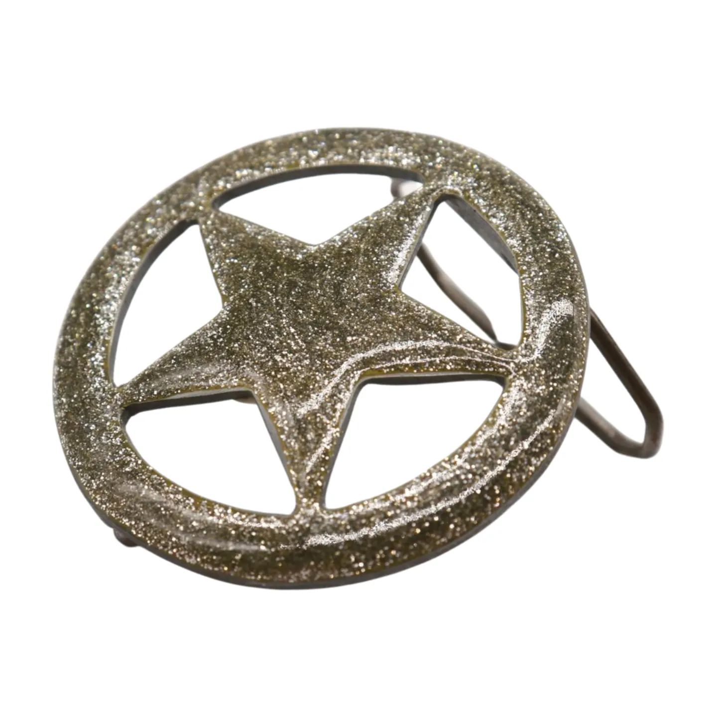 Glitter Texas Lone Star Belt Buckle