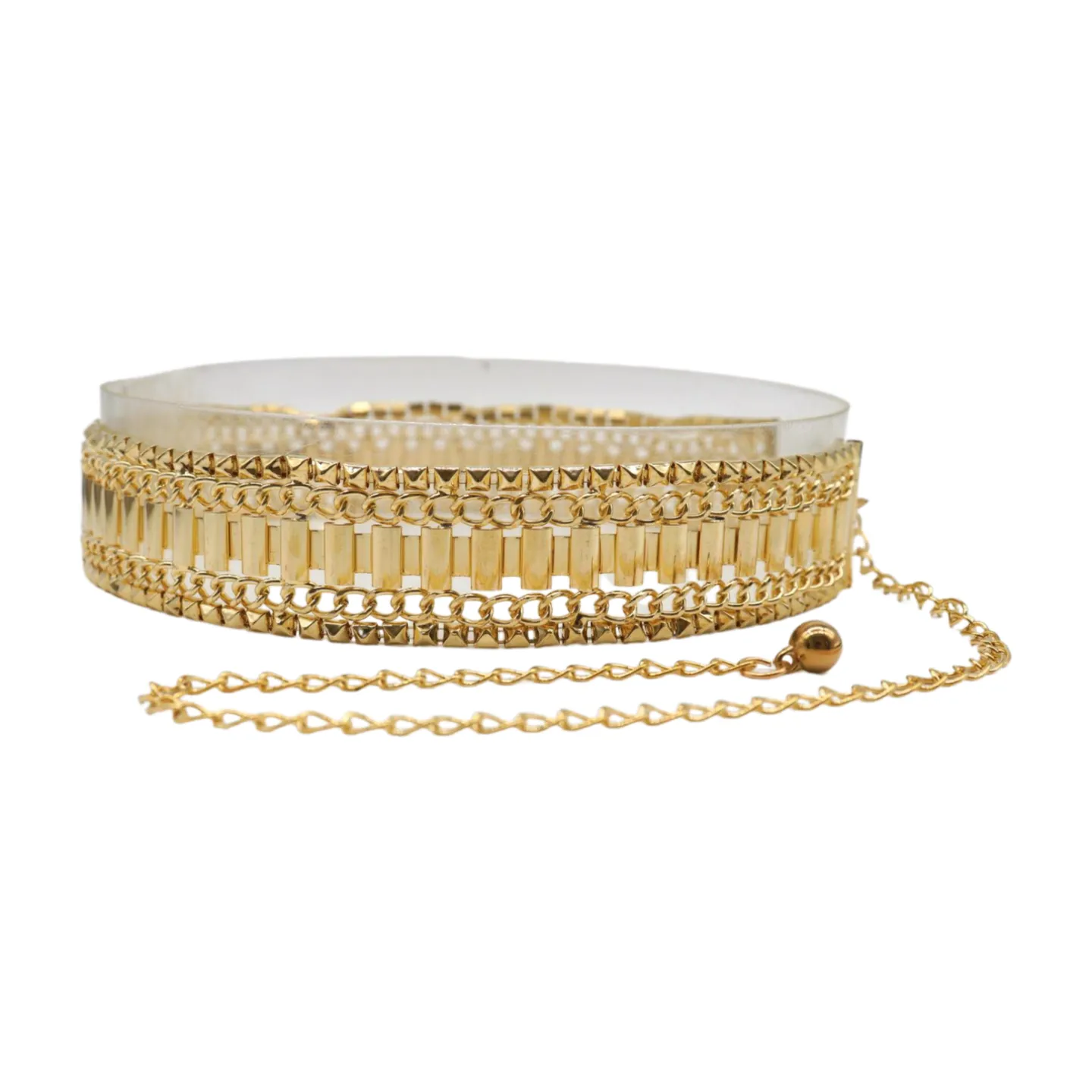 Gold Metal Chain Fashion Belt Hip High Waist Size S M L