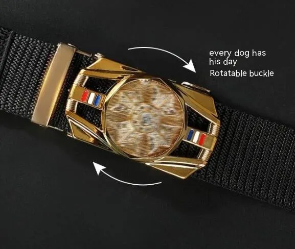 Good Luck Charm, Woven Nylon Waistband, Casual Fashion Belt