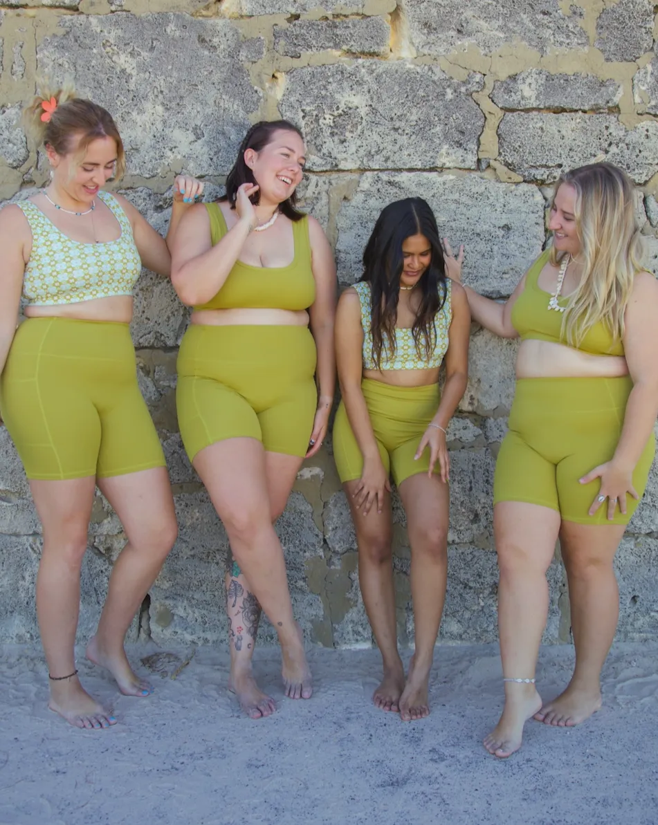 Gym Shorts - Lime Green