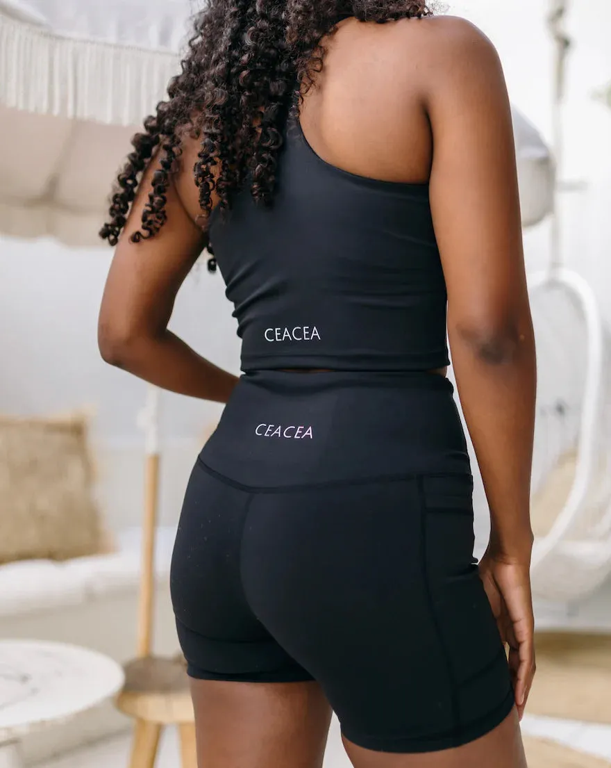 GYM SHORTS - LUXE BLACK