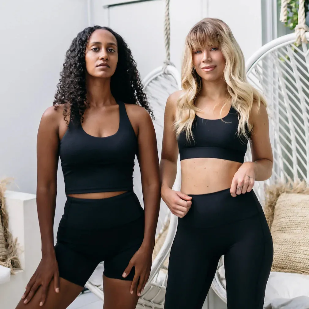 GYM SHORTS - LUXE BLACK