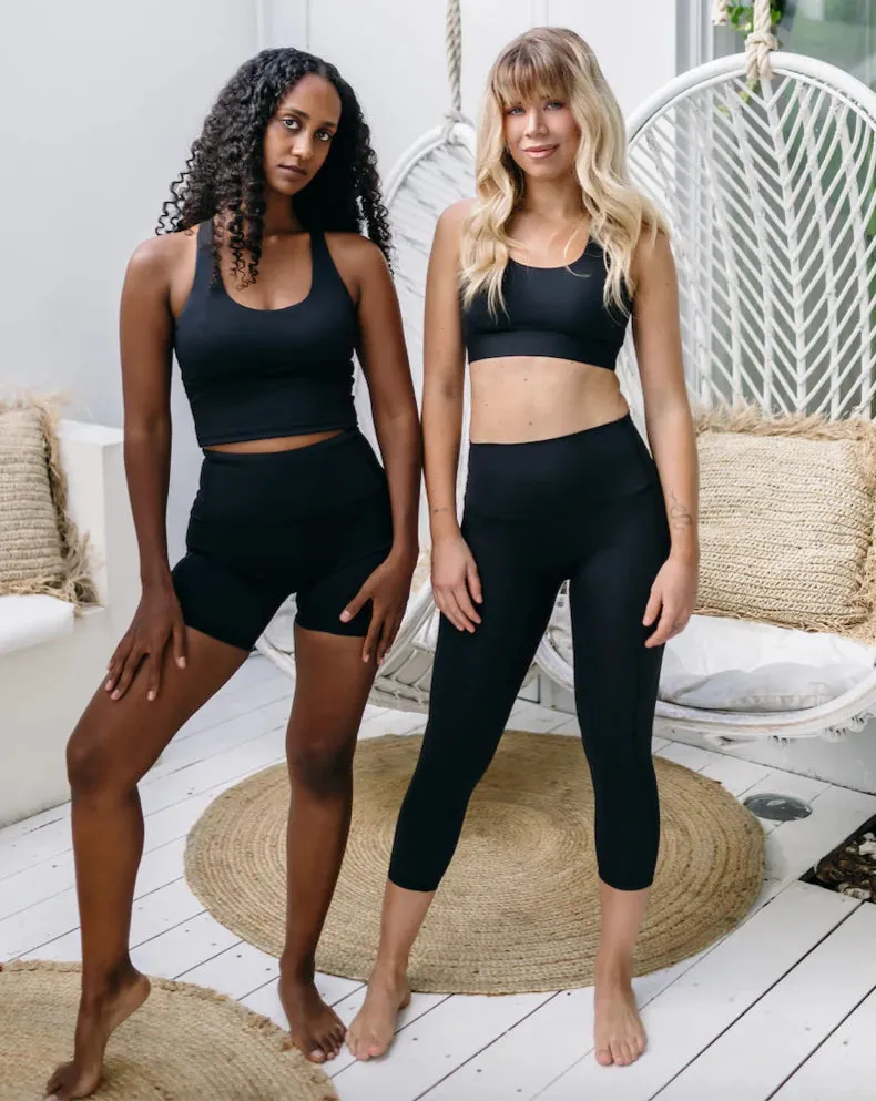 GYM SHORTS - LUXE BLACK