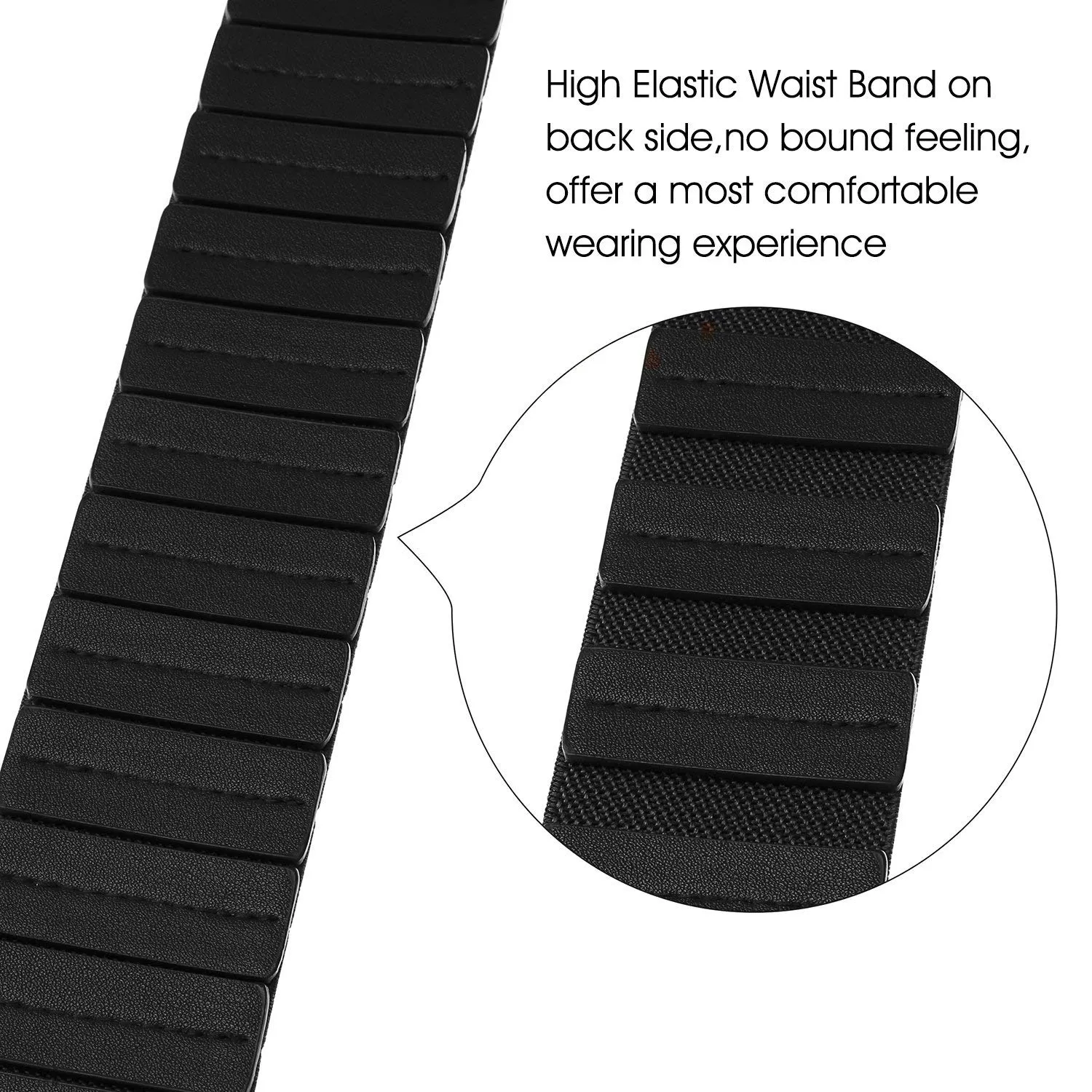 Halloween Women's Fashion Vintage Wide Elastic Stretch Waist Belt With Interlock Buckle