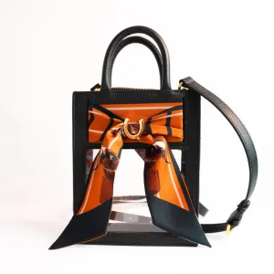 Hampton Road Mini Black Calista Clear   Longhorn Twilly