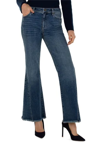 Hannah Flare Jeans with Front Seam in Goodwell