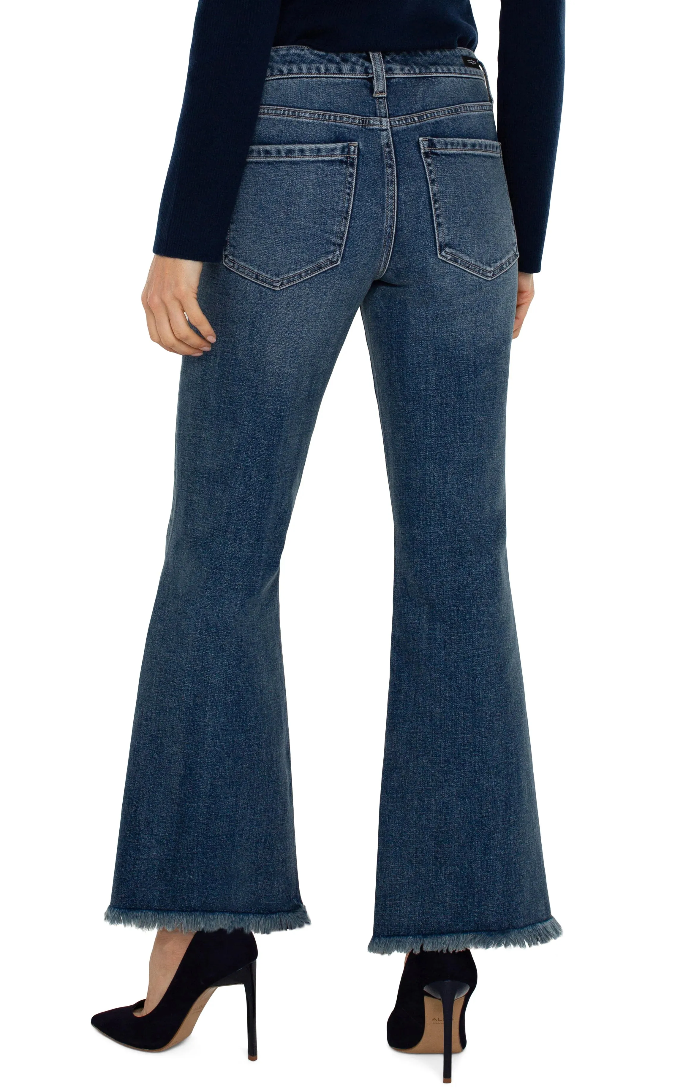 Hannah Flare Jeans with Front Seam in Goodwell