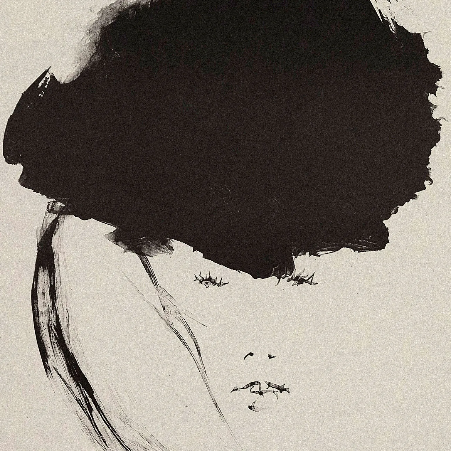 HAROLD TOWN "DIVA" LITHOGRAPH, 1970