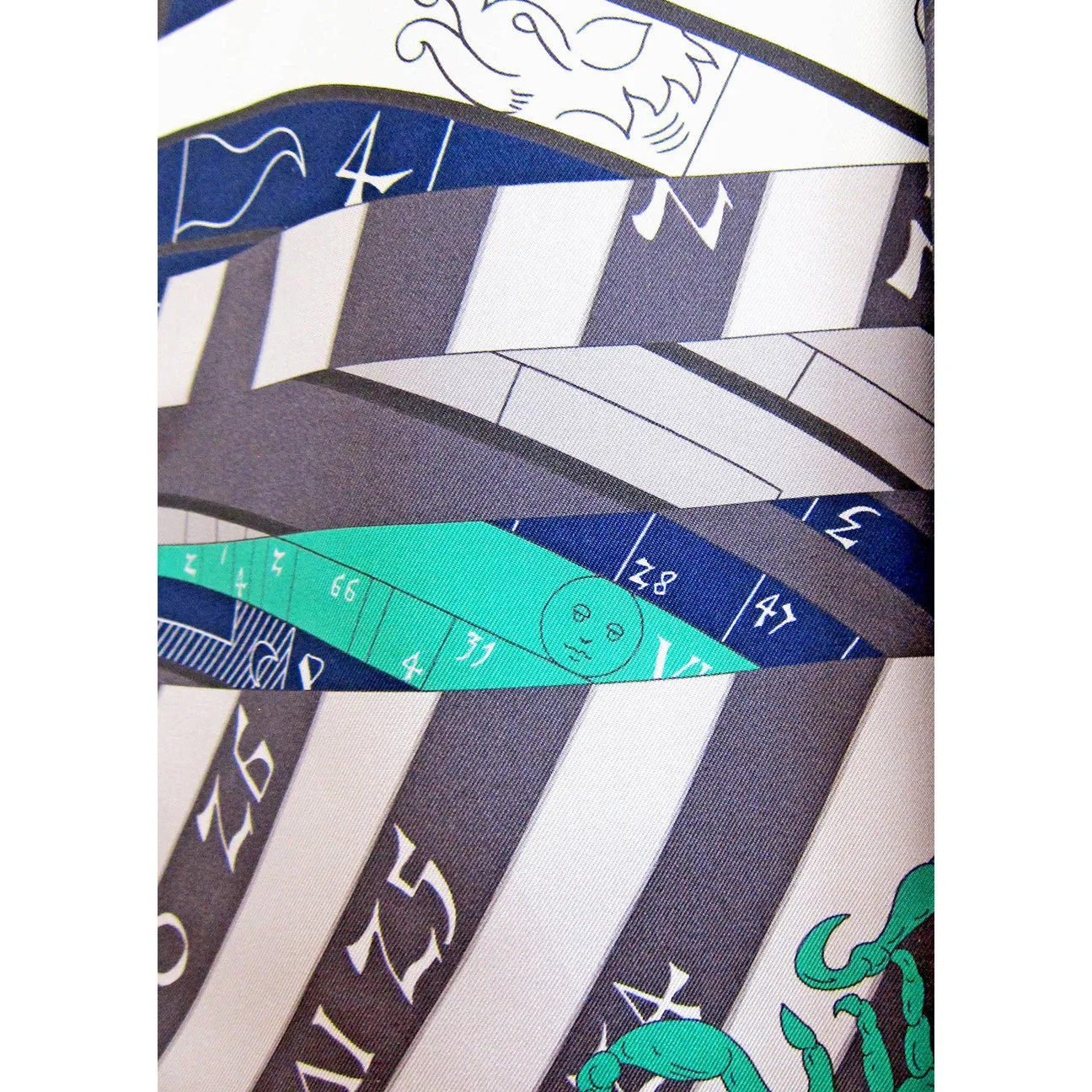 Hermes Astrologie Nouvelle Maxi Twilly Silk Scarf