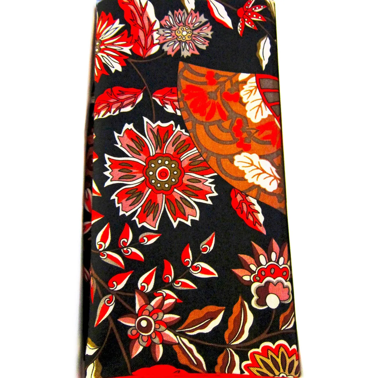 Hermes Fleurs et Papillions de Tissus Cashmere Silk GM Shawl