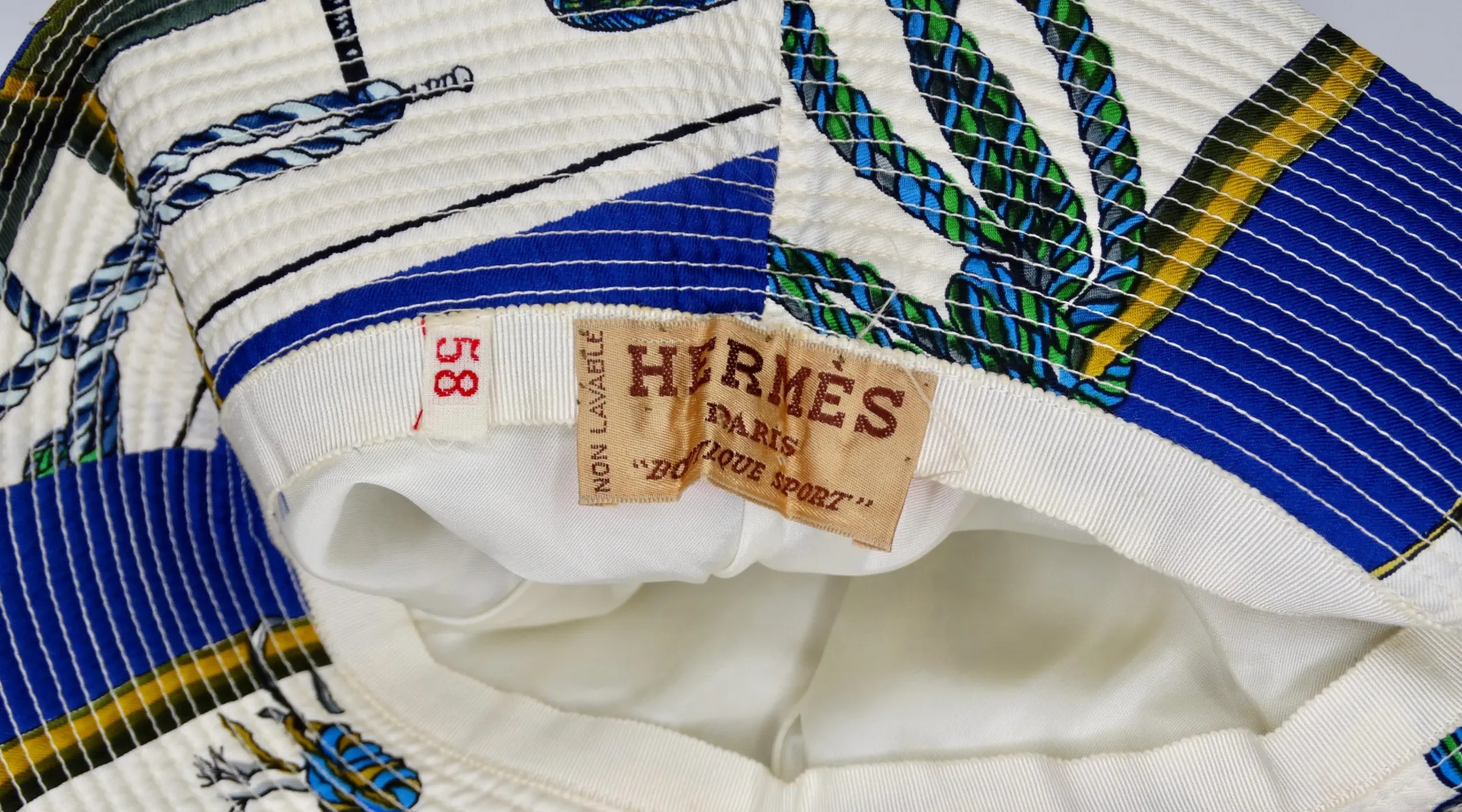 Hermés 1960s Passementerie Scarf Hat