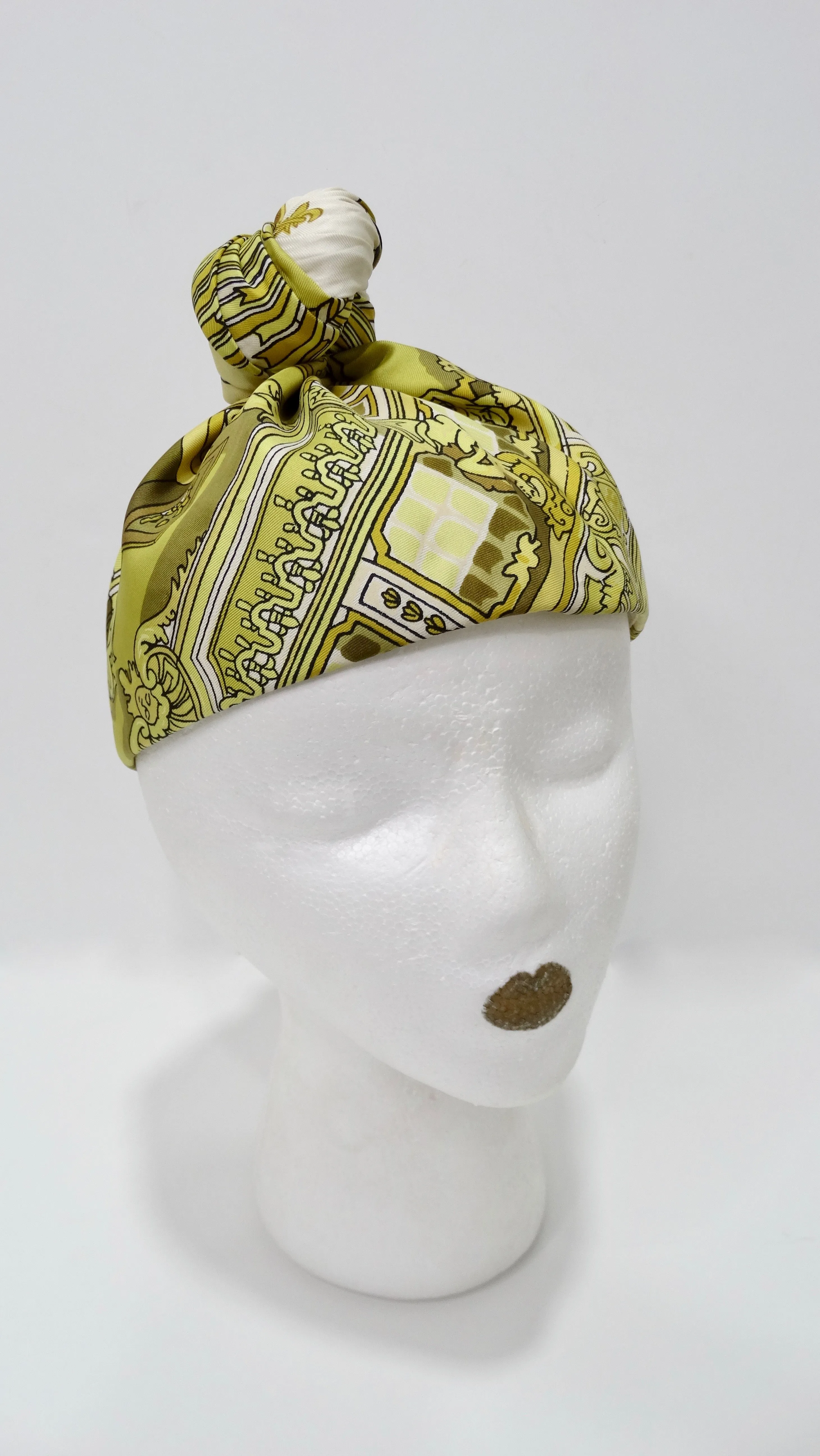 Hermés "Le Soleil Royal" Silk Turban