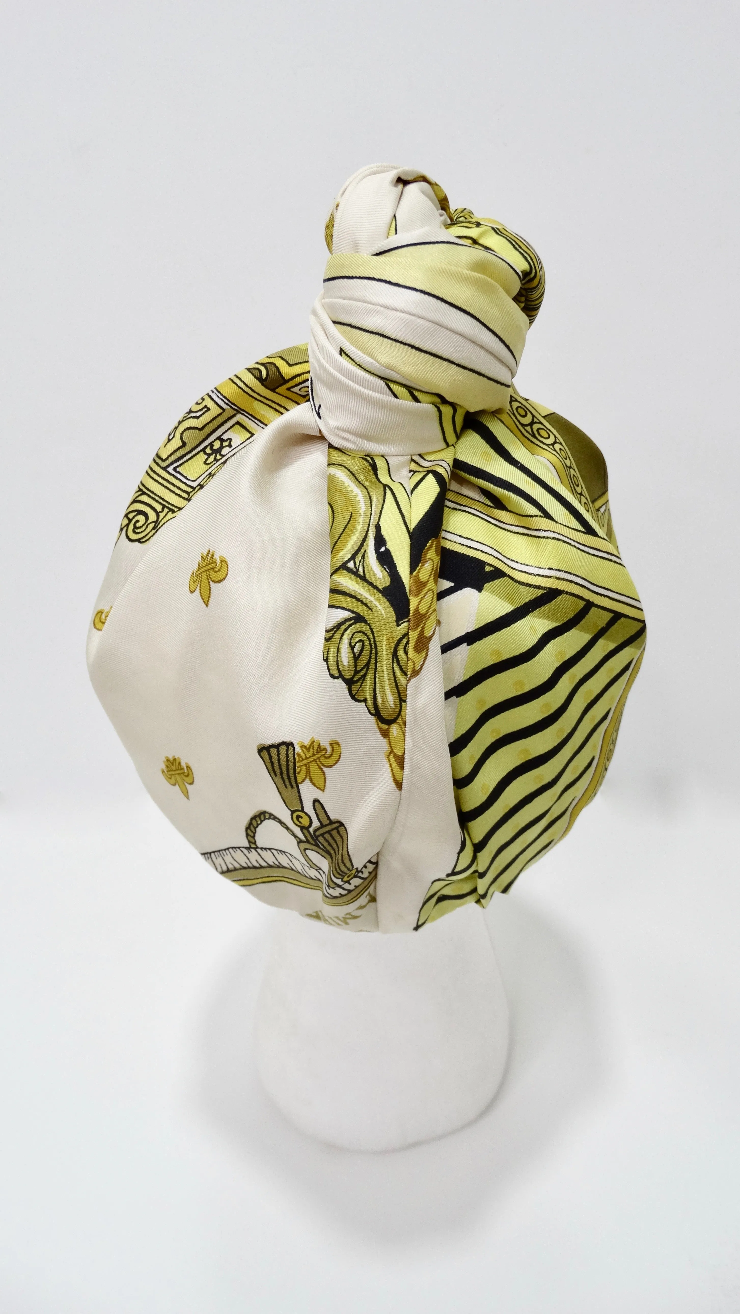 Hermés "Le Soleil Royal" Silk Turban