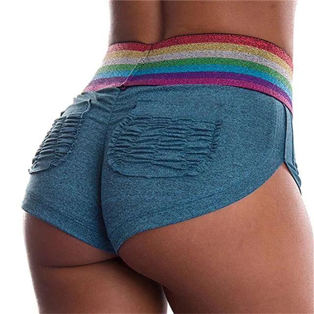 High Waist Heart Booty Breathable Shorts