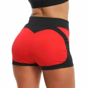 High Waist Heart Booty Breathable Shorts