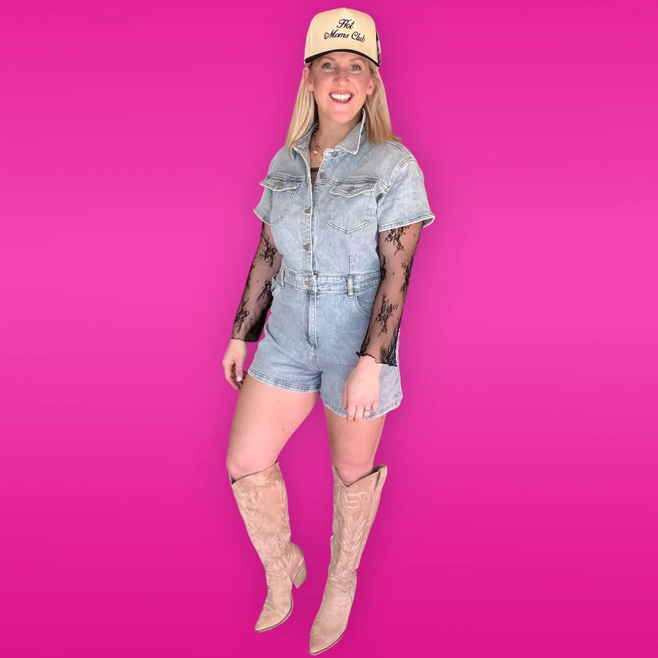 HOT MOMS CLUB TRUCKER HAT