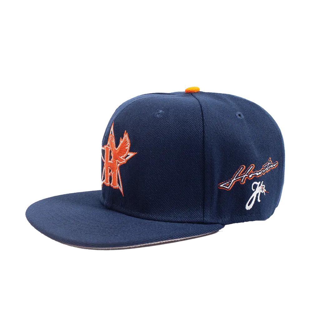 HOUSTON BLACK EAGLES NAVY SNAPBACK