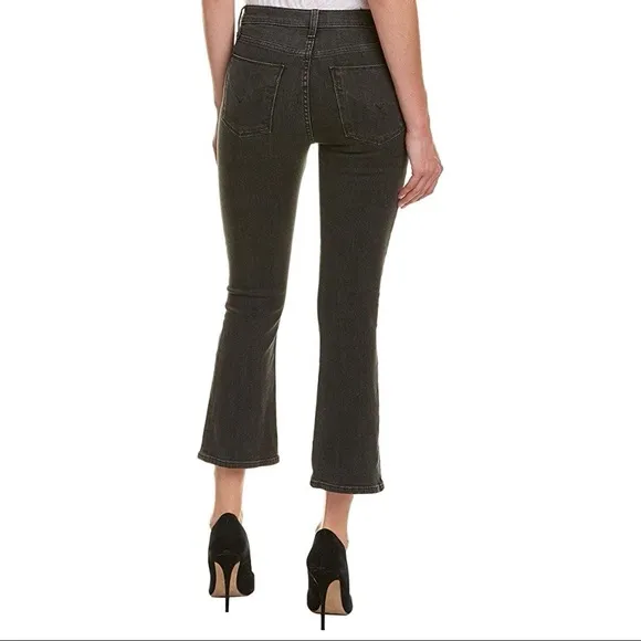 Hudson High-Rise Vintage Wash Lace-Up Flare Crop Boot 25