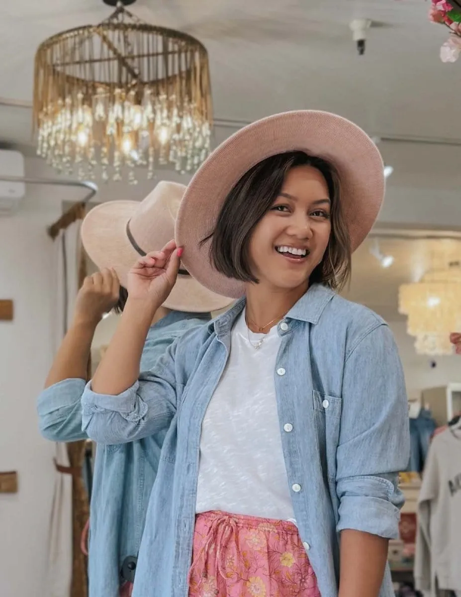 Hudson Straw Hat Pink