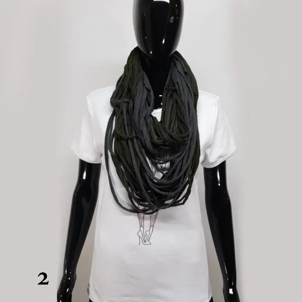 Infinity t shirt scarf