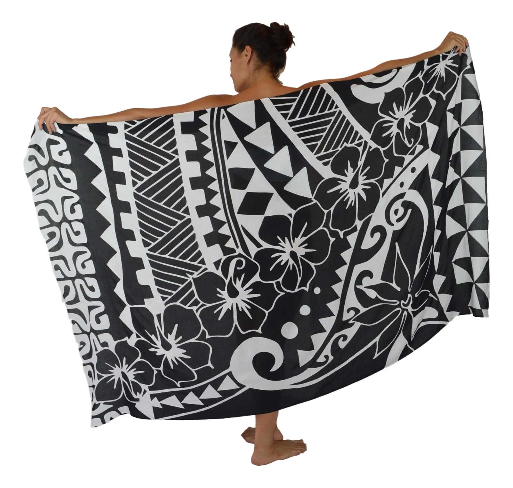 Island Style - Hawaiian Hibiscus - Black