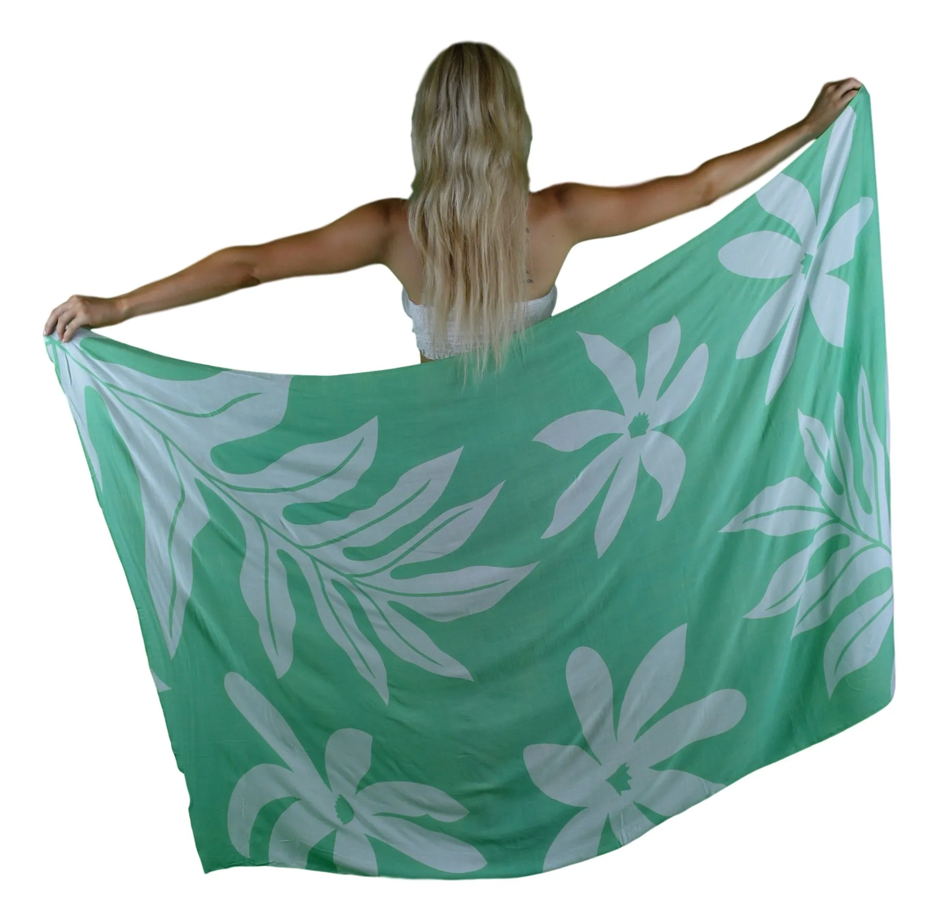 Island Style - Tiare & Lauae - Green / White