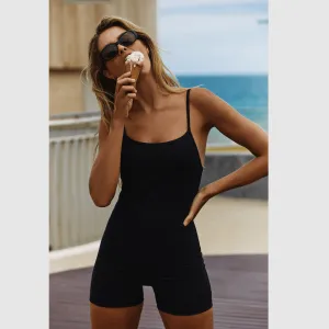 Its Now Cool Black Contour Onesie INC1044