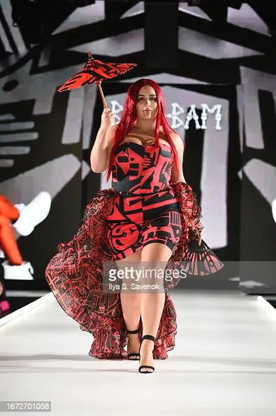 Jackalopeland X Bam-Bam Party Skirt Red