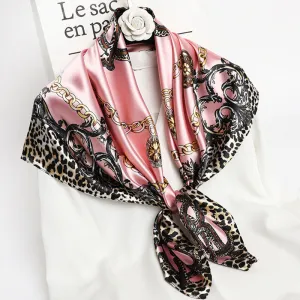Jade satin scarf