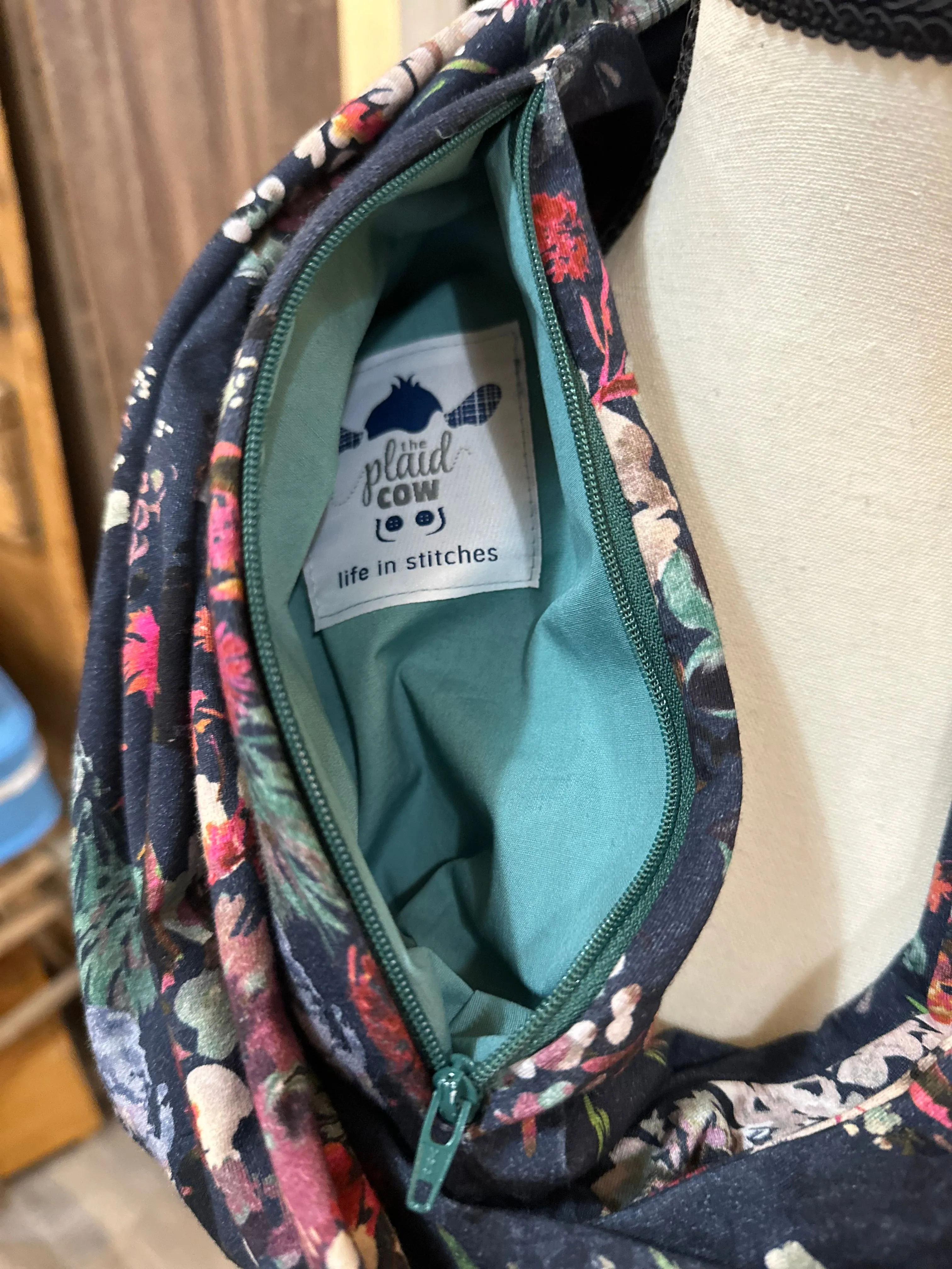 Jersey Knit Infinity Scarf with Hidden Pocket