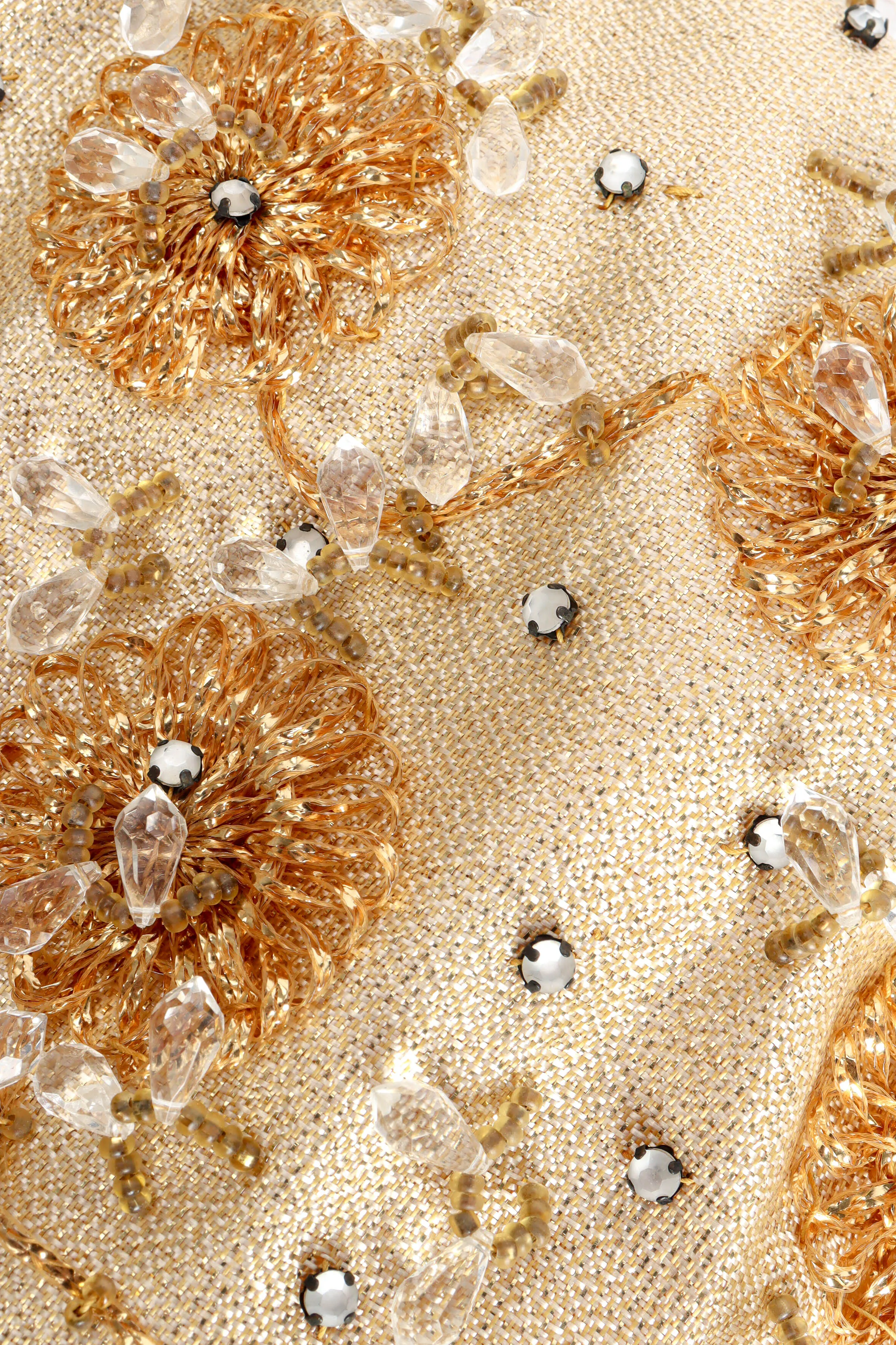 Jeweled Floral Pillbox Hat